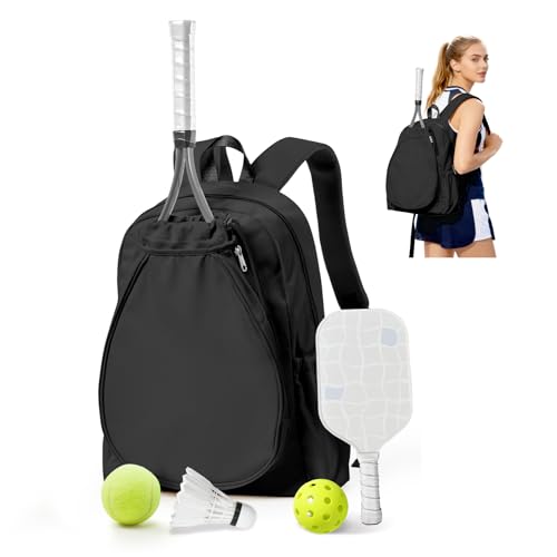 Pickleball Backpack — Fits 2 Paddles, Shoe Compartment & Wet Pocket, Lightweight Court Bag for Training & Match Day